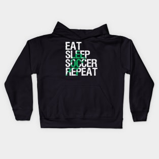 Eat Sleep Soccer Repeat Kids Hoodie